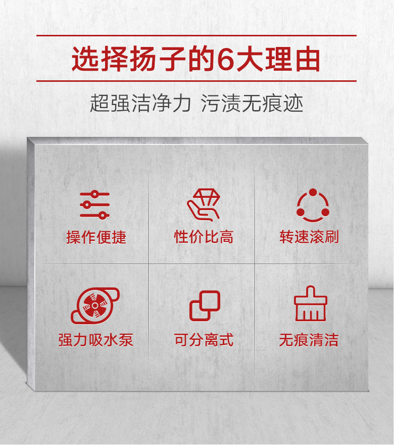 揚(yáng)子DT1三合一電動手推式地毯抽洗機(jī)酒店吸塵器賓館毛毯清潔機(jī)